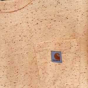 Carhartt K87 Loose Fit Pocket Tee Size M Speckled Heavyweight Workwear Shirt